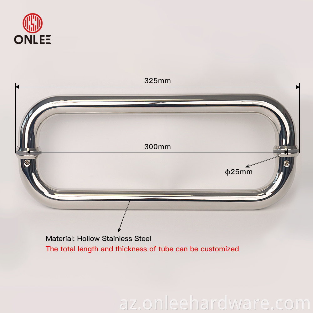 circular arc big handle size
